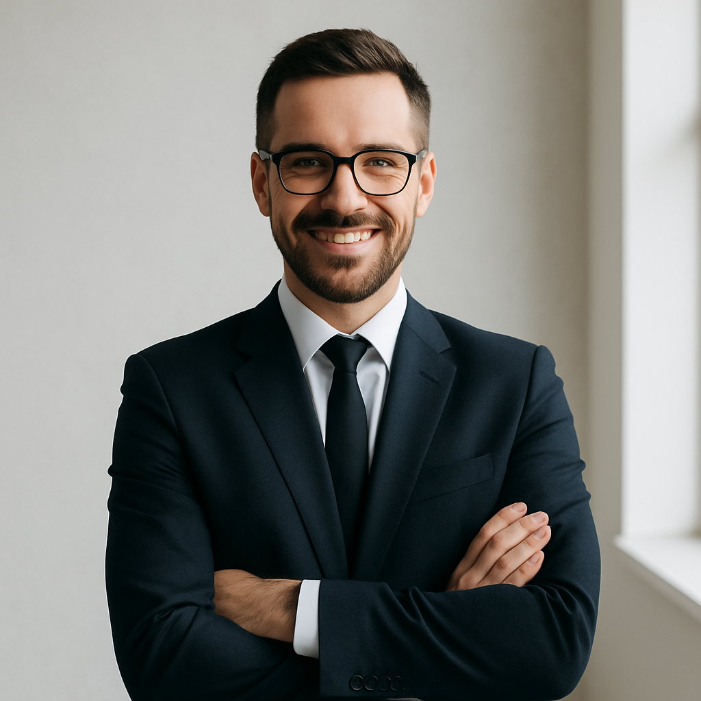 Professional businessman in suit